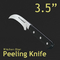 Double Edged Blade Cerasteel Knife 3.5'' Peeling Knife