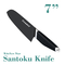 Wear Resistance Cerasteel Kitchen Knife Titanium Coating Black Blade